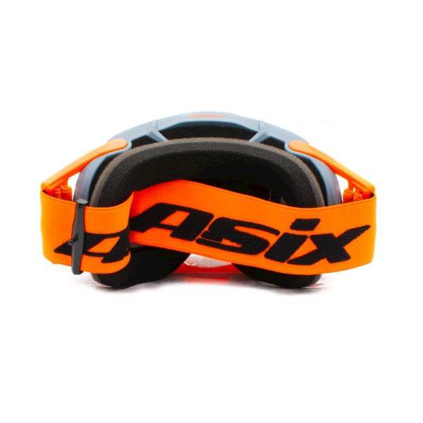 GOGLE ASIX AS3 SZARO POMARAŃCZOWE MAT LUSTRO BŁĘKITNE