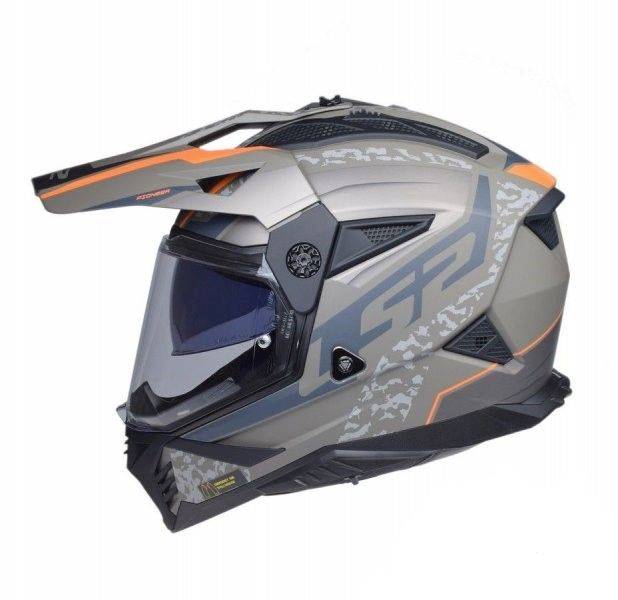 KASK LS2 MX702 PIONEER II CRAZY BLACK RED XXL