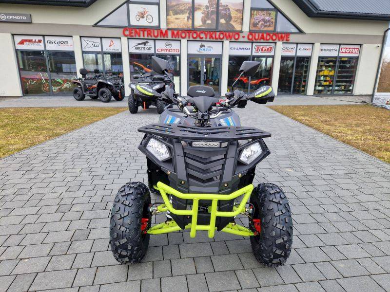 QUAD ASIX COMMANDER A1 125CC 8 1+1 CZARNO-LIMONKOWY