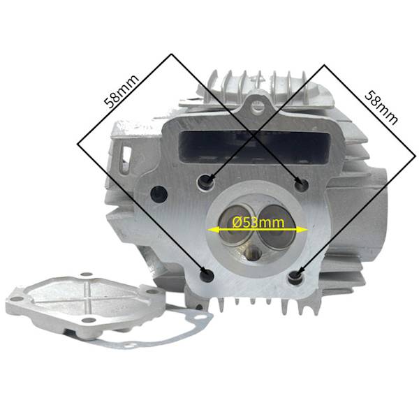 GŁOWICA CYLINDRA KPL. 52.4MM 110-125CC