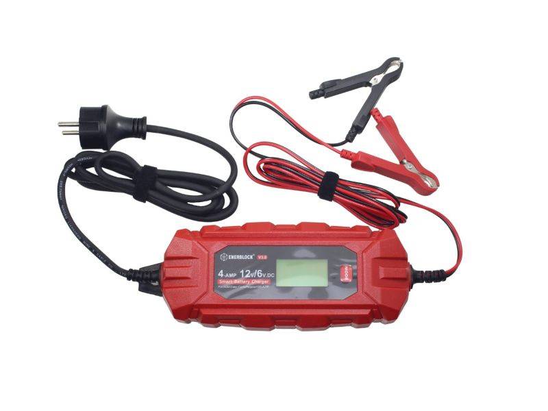 ŁADOWARKA AKUMULATOROWA 12V 4A ENERBLOCK 