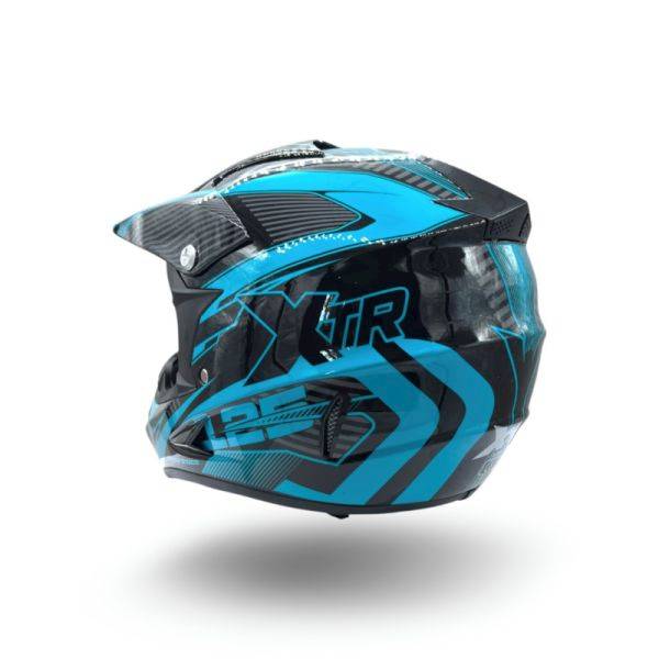 KASK JUNIOR CROSS XTR 125 NIEBIESKI S