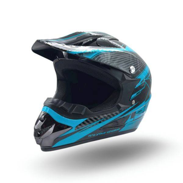 KASK JUNIOR CROSS XTR 125 NIEBIESKI L