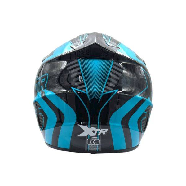 KASK JUNIOR CROSS XTR 125 NIEBIESKI L