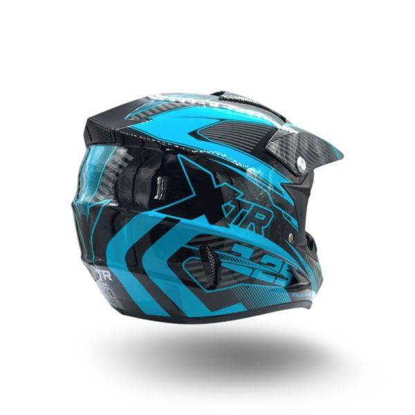 KASK JUNIOR CROSS XTR 125 NIEBIESKI L