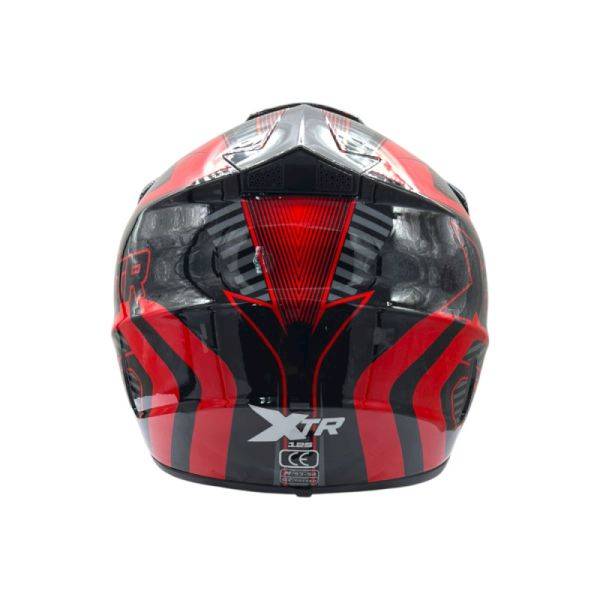 KASK JUNIOR CROSS XTR 125 CZERWONY M