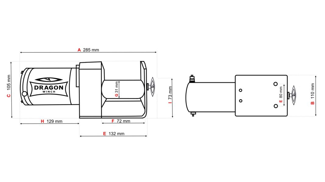 WYCIĄGARKA ELEKTRYCZNA DRAGON WINCH DWM 3000 ST SYNTETYK