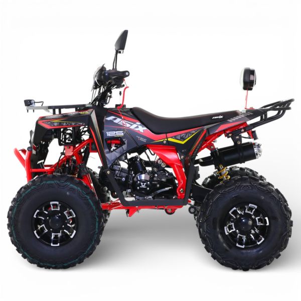 QUAD ASIX COMMANDER A2 8" 125CC 3+1 • Kolor: Czarno/czerwony