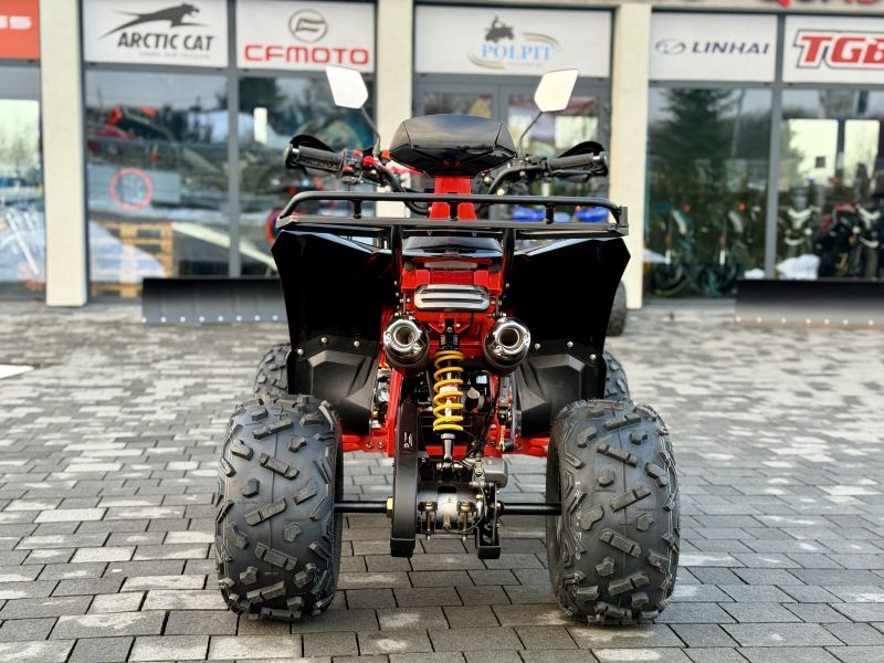 QUAD ASIX COMMANDER A2 8" 125CC 3+1 • Kolor: Czarno/czerwony