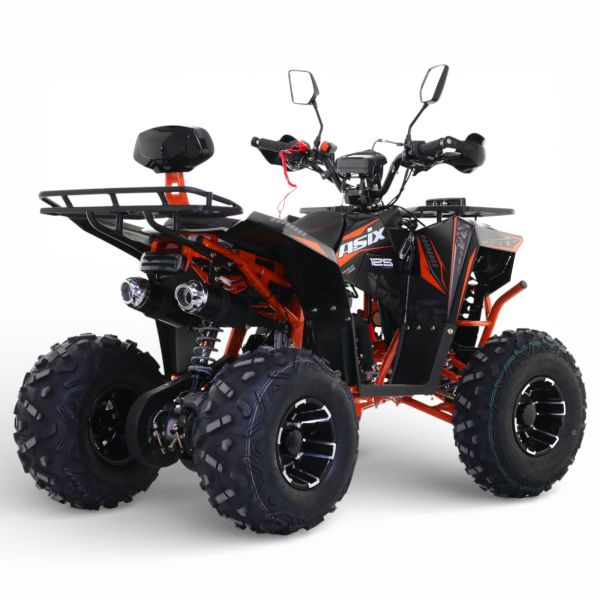 QUAD ASIX COMMANDER A2 8" 125CC 3+1 • Kolor: Czarno/pomarańczowy