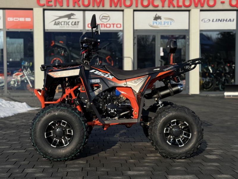 QUAD ASIX COMMANDER A2 8" 125CC 3+1 • Kolor: Czarno/pomarańczowy