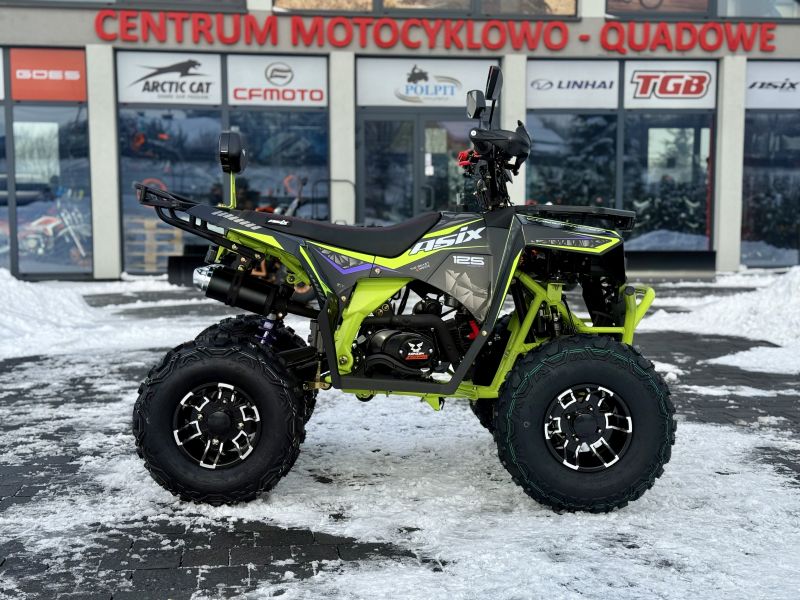 QUAD ASIX COMMANDER A2 8" 125CC 3+1 • Kolor: Czarno/limonkowy