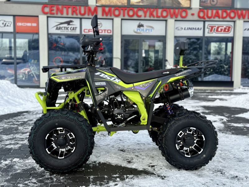 QUAD ASIX COMMANDER A2 8" 125CC 3+1 • Kolor: Czarno/limonkowy