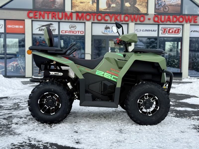 ASIX CYBER 250 EEC HOMOLOGACJA T3b EPS AUTOMAT CVT ALUMINIOWE FELGI 10" • Kolor: Zielony