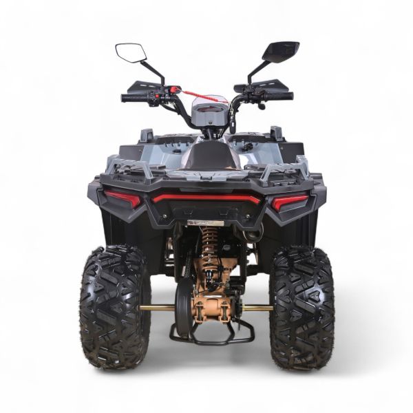 QUAD ASIX GRIZZLY 125 8" 1+1 SZARO-BRĄZOWY
