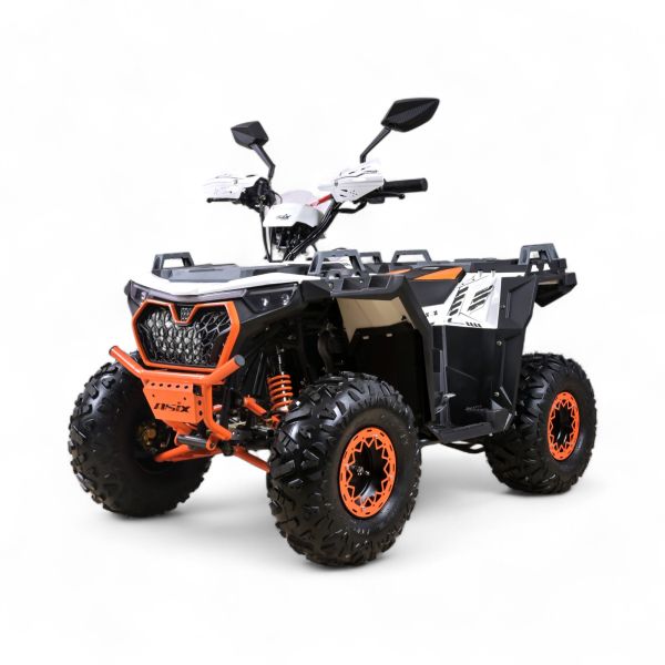 QUAD ASIX GRIZZLY 125 8" 1+1 BIAŁO-POMARAŃCZOWY 