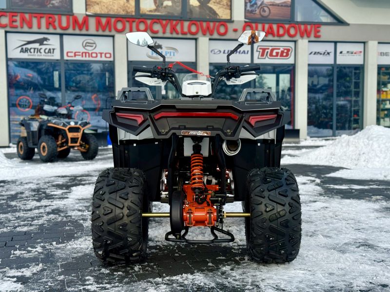 QUAD ASIX GRIZZLY 125 8" 1+1 BIAŁO-POMARAŃCZOWY 