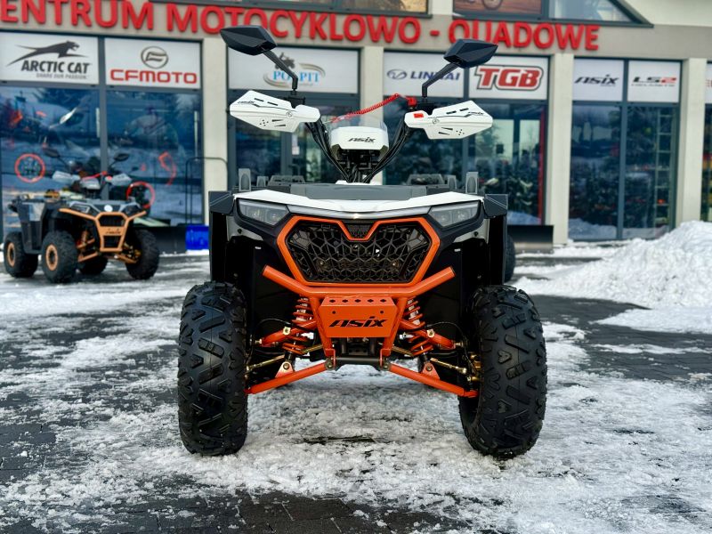 QUAD ASIX GRIZZLY 125 8" 1+1 BIAŁO-POMARAŃCZOWY 