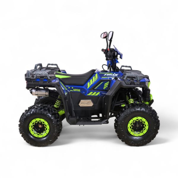 QUAD ASIX GRIZZLY 125 8" 3+1 GRANATOWO-LIMONKOWY