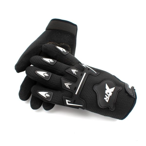 RĘKAWICE MOTOCYKLOWE SENIOR XTR X2 CZARNE L