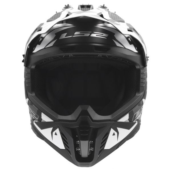 KASK LS2 MX708 FAST II GROTESK BLACK GREY XL