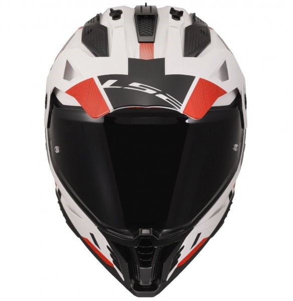 KASK LS2 MX702 PIONEER II HILL WHITE RED XXL