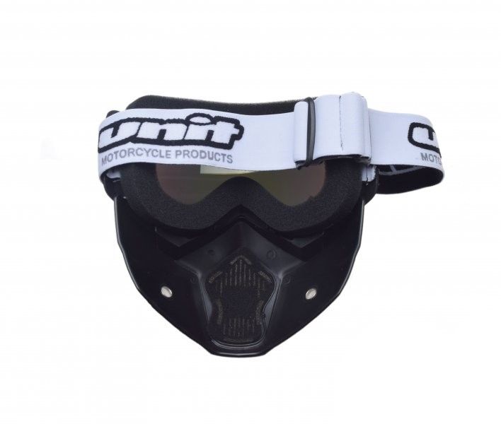 GOGLE CZARNE Z MASKĄ NO.6 UNIT