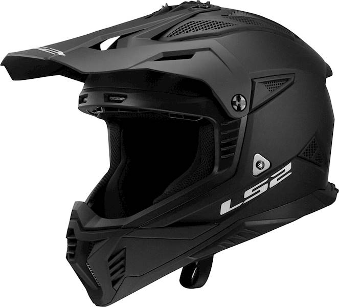 KASK LS2 MX708 FAST II SOLID MATT BLACK • Rozmiar: XXXL