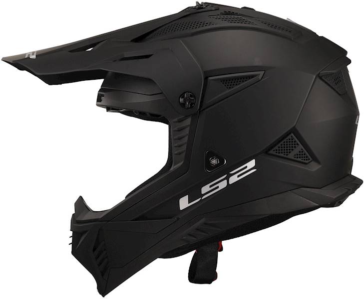 KASK LS2 MX708 FAST II SOLID MATT BLACK • Rozmiar: XXXL