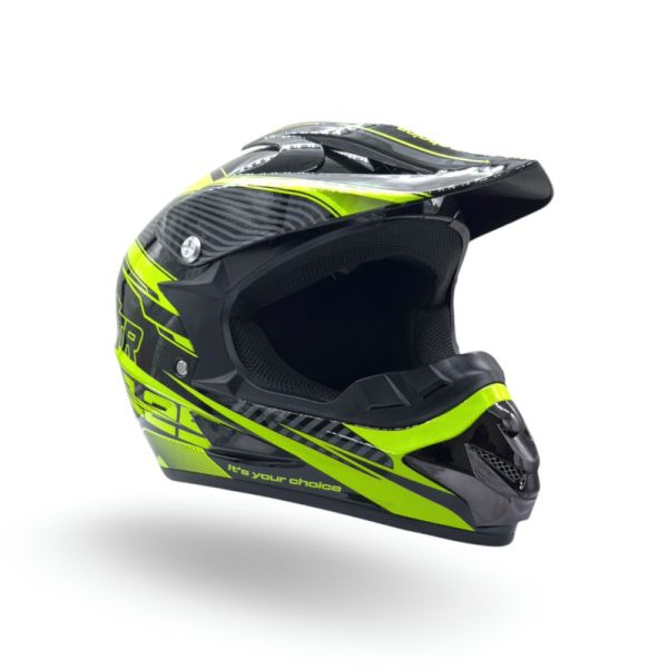 KASK JUNIOR CROSS 125 LIMONKOWY M