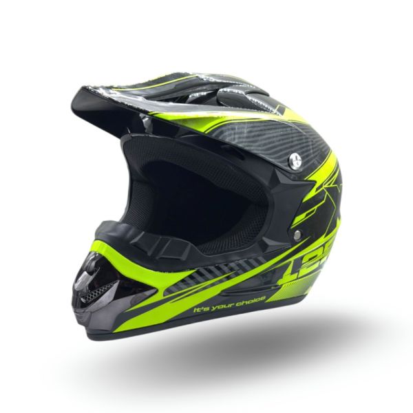 KASK JUNIOR CROSS 125 LIMONKOWY L