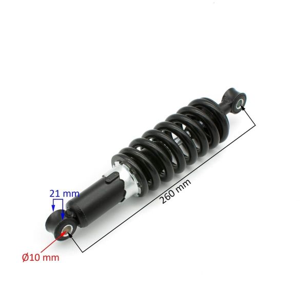 AMORTYZATOR TYŁ 26CM FI10 CROSS 110CC