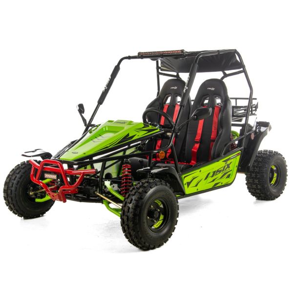 BUGGY ASIX 200 8 1+1 LIMONKOWO-CZARNY E-START
