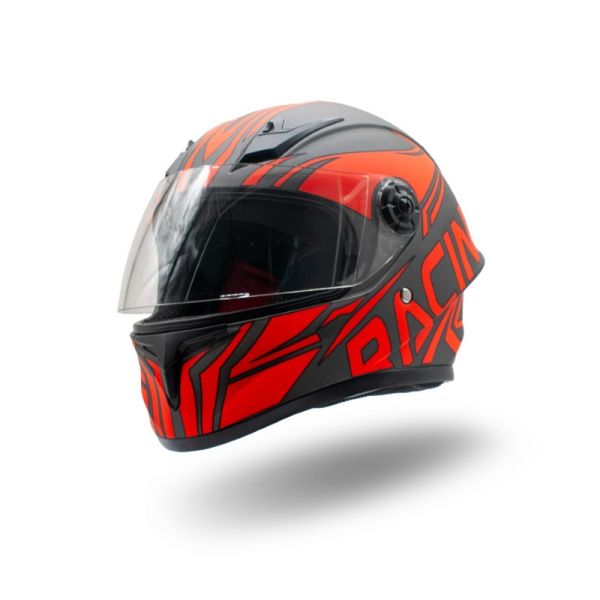 KASK DZIECIĘCY PEŁNY 506 XTR POMARAŃCZOWY M