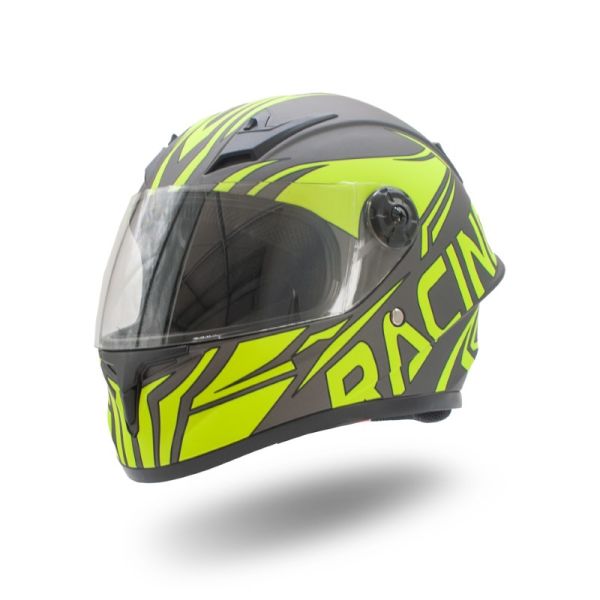 KASK DZIECIĘCY PEŁNY 506 XTR LIMONKOWY L