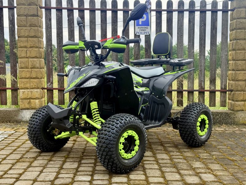 QUAD XTR S PRO E-RAPTOR ELEKTRYCZNY 1200W/48V 1+1 CZARNO-LIMONKOWY