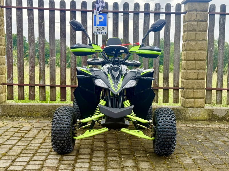 QUAD XTR S PRO E-RAPTOR ELEKTRYCZNY 1200W/48V 1+1 CZARNO-LIMONKOWY