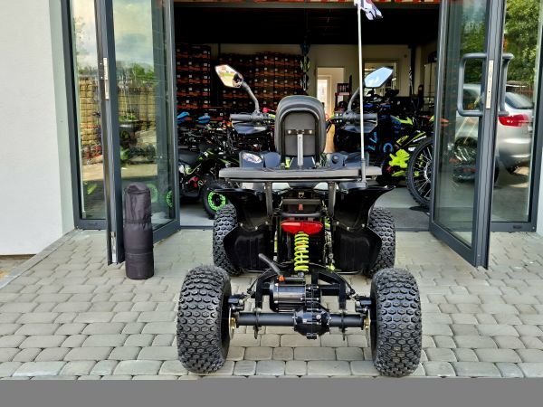 QUAD XTR S PRO E-RAPTOR ELEKTRYCZNY 1200W/48V 1+1 CZARNO-LIMONKOWY