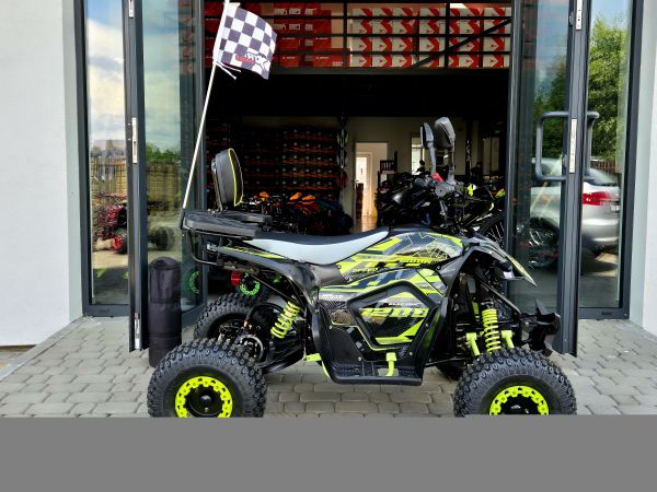 QUAD XTR S PRO E-RAPTOR ELEKTRYCZNY 1200W/48V 1+1 CZARNO-LIMONKOWY