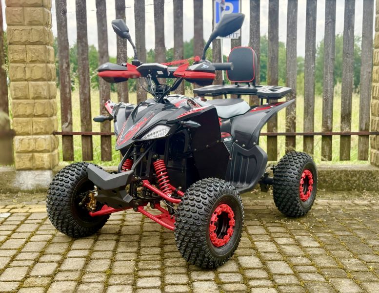 QUAD XTR S PRO E-RAPTOR ELEKTRYCZNY 1200W/48V 1+1 CZARNO-CZERWONY
