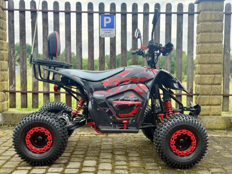 QUAD XTR S PRO E-RAPTOR ELEKTRYCZNY 1200W/48V 1+1 CZARNO-CZERWONY