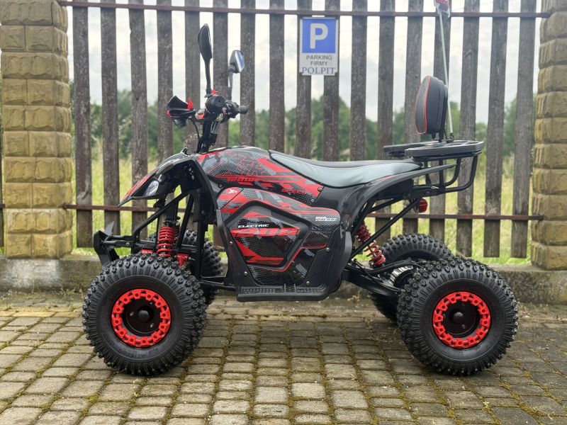 QUAD XTR S PRO E-RAPTOR ELEKTRYCZNY 1200W/48V 1+1 CZARNO-CZERWONY