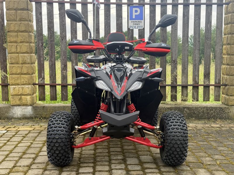 QUAD XTR S PRO E-RAPTOR ELEKTRYCZNY 1200W/48V 1+1 CZARNO-CZERWONY