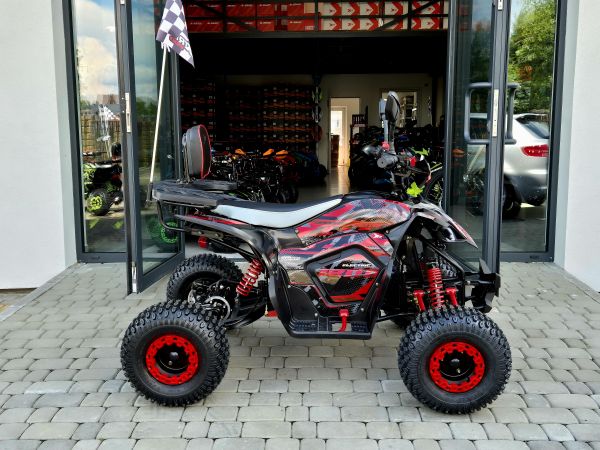 QUAD XTR S PRO E-RAPTOR ELEKTRYCZNY 1200W/48V 1+1 CZARNO-CZERWONY