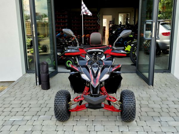 QUAD XTR S PRO E-RAPTOR ELEKTRYCZNY 1200W/48V 1+1 CZARNO-CZERWONY