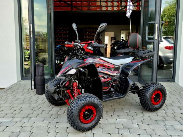 QUAD XTR S PRO E-RAPTOR ELEKTRYCZNY 1200W/48V 1+1 CZARNO-CZERWONY