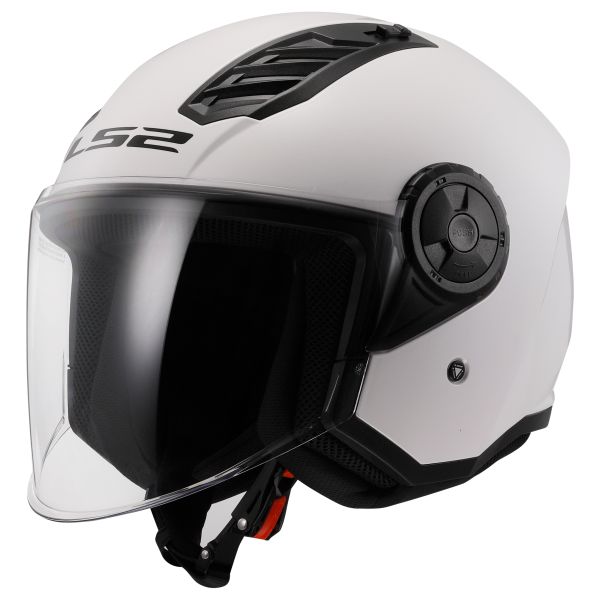 KASK LS2 OF616 AIRFLOW II SOLID WHITE-06 • Kolor: Biały • Rozmiar: L