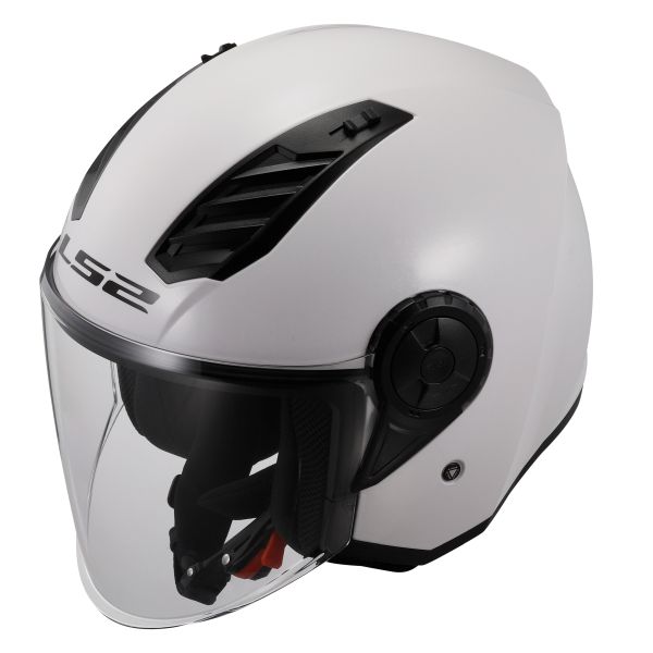 KASK LS2 OF616 AIRFLOW II SOLID WHITE-06 • Kolor: Biały • Rozmiar: L
