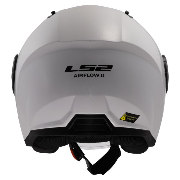 KASK LS2 OF616 AIRFLOW II SOLID WHITE-06 • Kolor: Biały • Rozmiar: XS