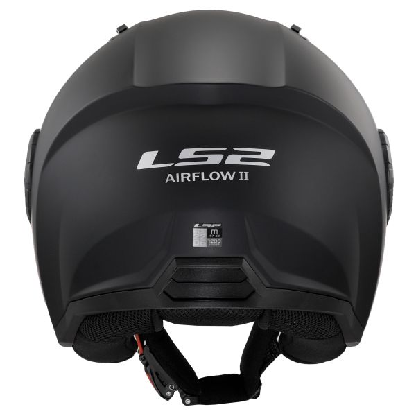 KASK LS2 OF616 AIRFLOW II SOLID MATT BLACK-06 • Kolor: Czarny • Rozmiar: S